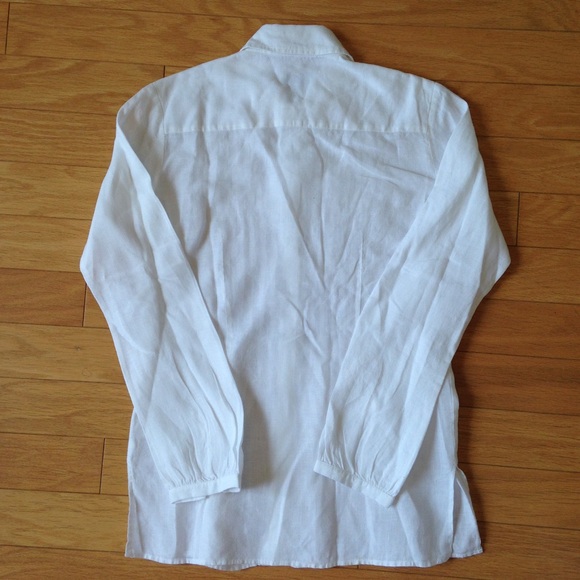 Button Down Linen Top - Picture 5 of 5